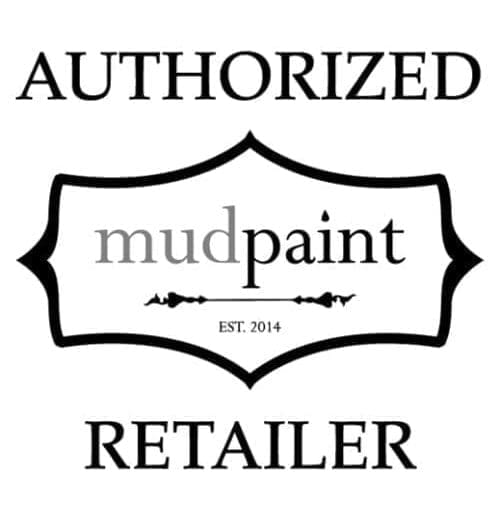 mudpaint furniture paint retailer sign