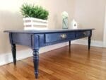mudpaint furniture paint blue coffee table