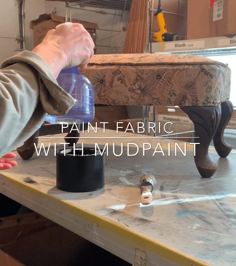 paint fabric with mudpaint