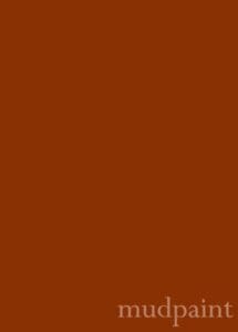 paint color swatch of mudpaint-branded dark red clay furniture paint