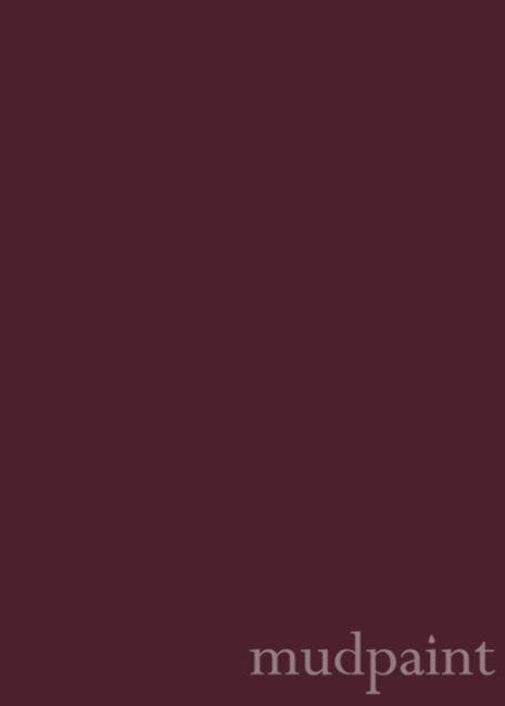 paint color swatch of mudpaint-branded dark purple clay furniture paint