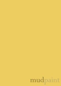paint color swatch of mudpaint-branded dark yellow clay furniture paint