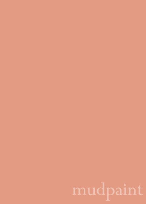 paint color swatch of mudpaint-branded orange clay furniture paint
