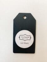 Small wooden tag hand painted