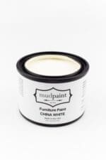 pint container of china white clay furniture paint