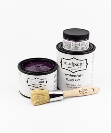 dark purple eggplant clay furniture paint