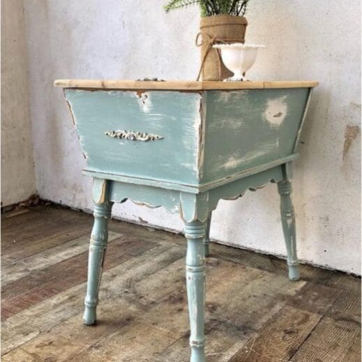 light blue green clay furniture paint by MudPaint