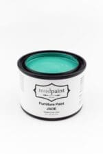 pint container of jade clay paint by MudPaint