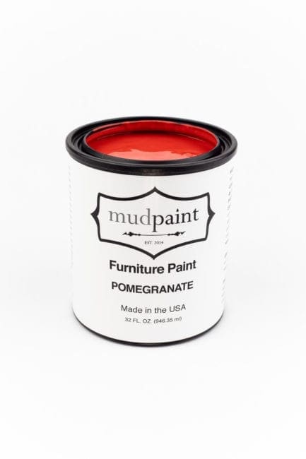 pomegranate clay furniture paint from MudPaint
