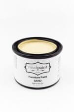 pint container of light beige clay paint by MudPaint