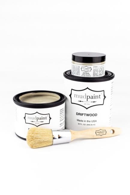 Gorgeous warm greige clay furniture paint from MudPaint