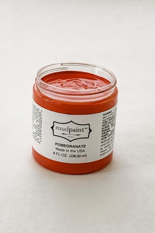 bright red clay furniture paint by MudPaint