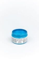 4 ounce container of azure blue clay furniture paint by MudPaint