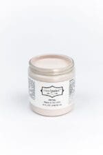 8 ounce container of light soft pink neutral pink clay furniture paint