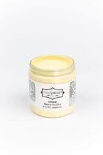 8 ounce container of light pale yellow clay furniture paint by MudPaint