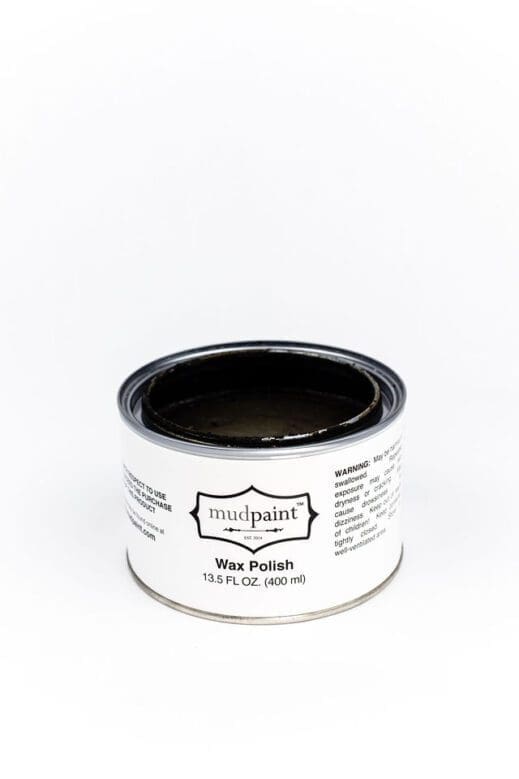 open container of wax polish by MudPaint