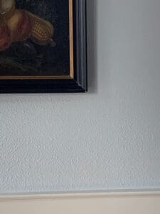 Matte finish on walls